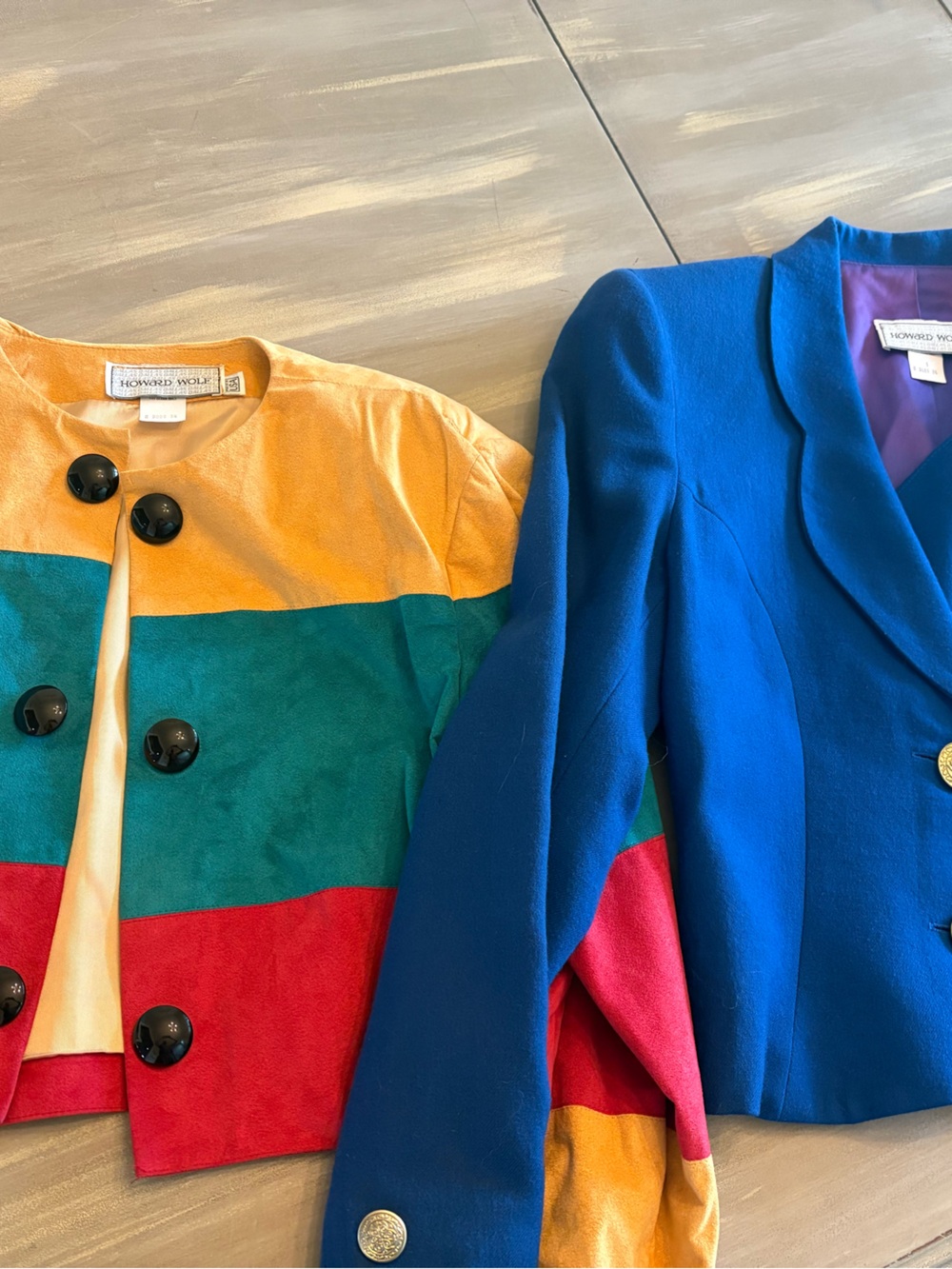 Howard Wolf Jackets- good condition unknown size but appears to be a small